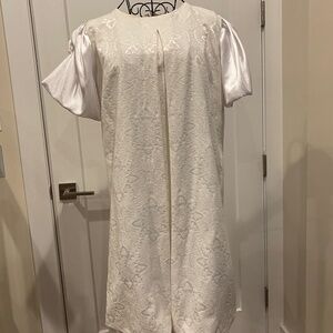 White Patterned Dress